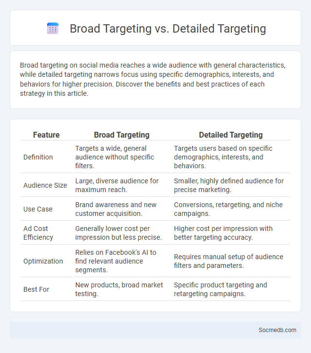 Broad Targeting vs. Detailed Targeting - What is The Difference?