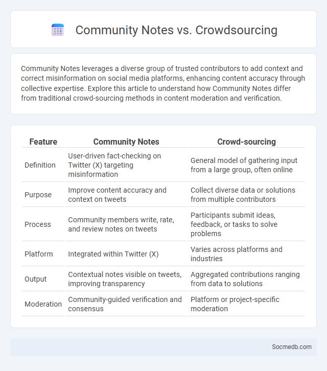 Community Notes vs. Crowdsourcing - What is The Difference?