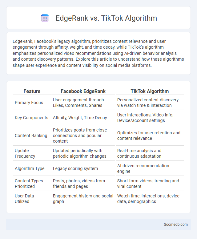 EdgeRank vs. TikTok Algorithm - What is The Difference?