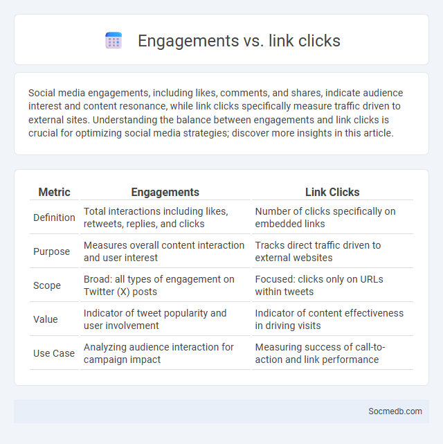 Engagements vs. link clicks - What is The Difference?