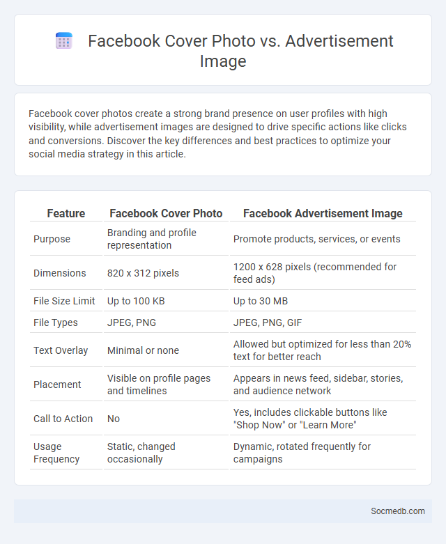 Facebook Cover Photo vs. Advertisement Image - What is The Difference?