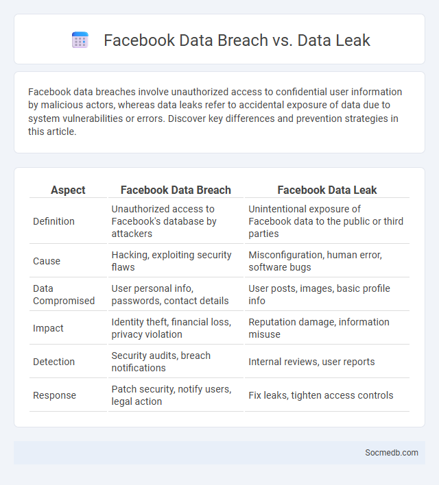 Facebook Data Breach vs. Data Leak - What is The Difference?