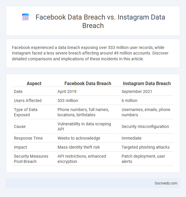 Facebook Data Breach vs. Instagram Data Breach - What is The Difference?