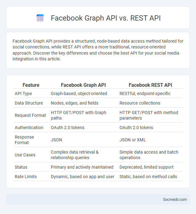 Facebook Graph API vs. REST API - What is The Difference?
