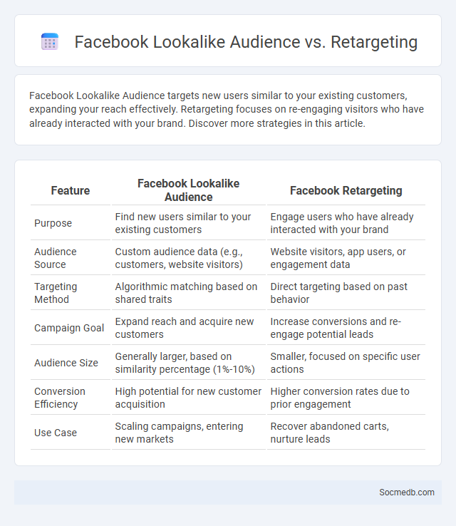 Facebook Lookalike Audience vs. Retargeting - What is The Difference?