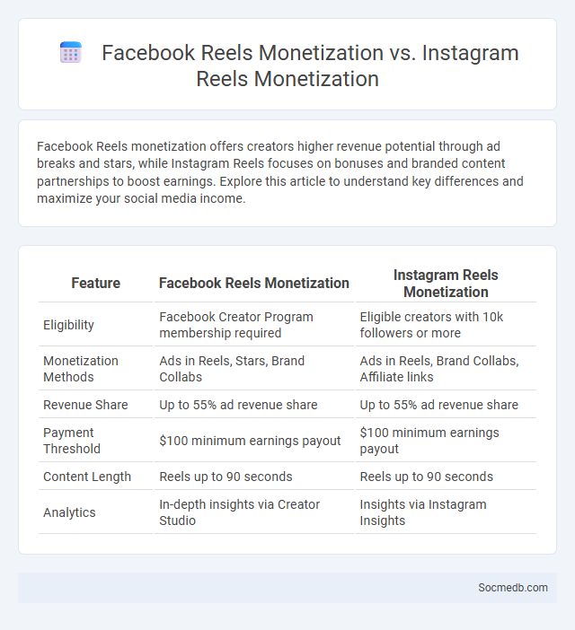 Facebook Reels Monetization vs. Instagram Reels Monetization - What is The Difference?