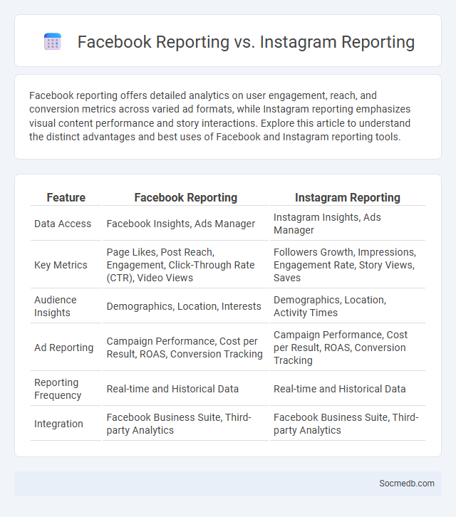 Facebook Reporting vs. Instagram Reporting - What is The Difference?