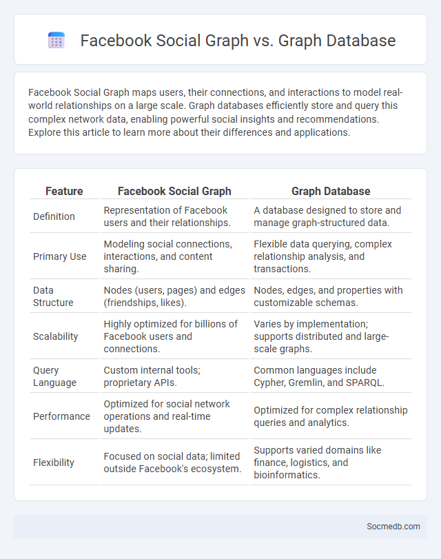 Facebook Social Graph vs. Graph Database - What is The Difference?
