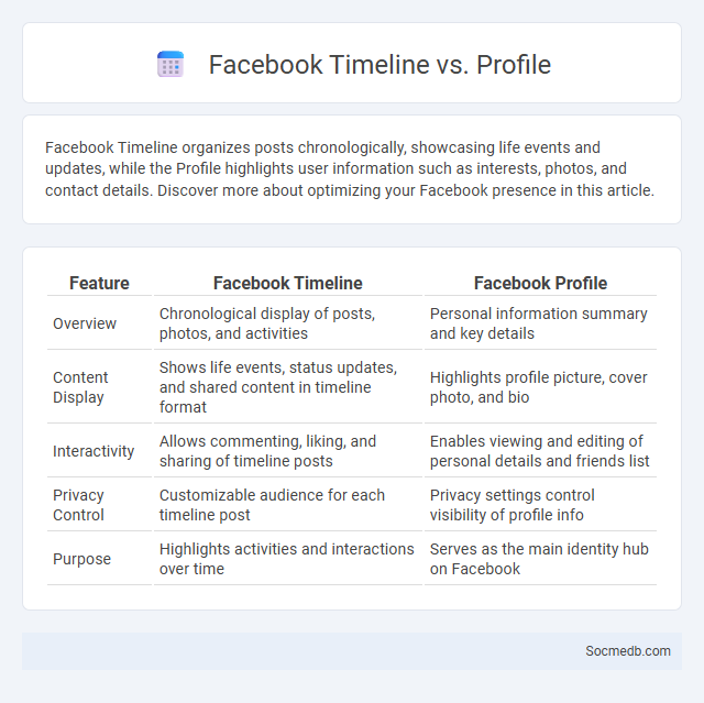 Facebook Timeline vs. Profile - What is The Difference?