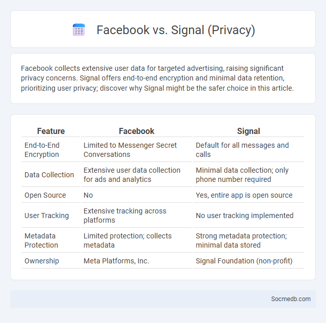 Facebook vs. Signal (Privacy) - What is The Difference?