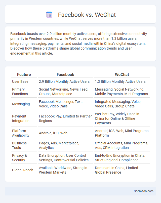 Facebook vs. WeChat - What is The Difference?