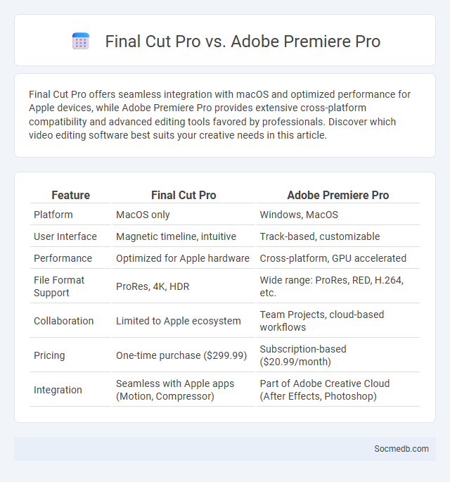 Final Cut Pro vs. Adobe Premiere Pro - What is The Difference?