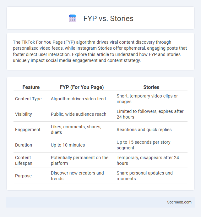 FYP vs. Stories - What is The Difference?
