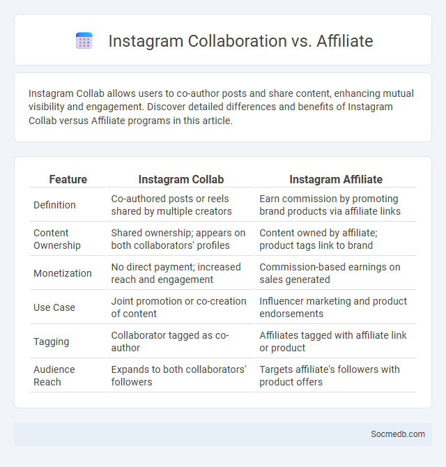 Instagram Collaboration vs. Affiliate - What is The Difference?
