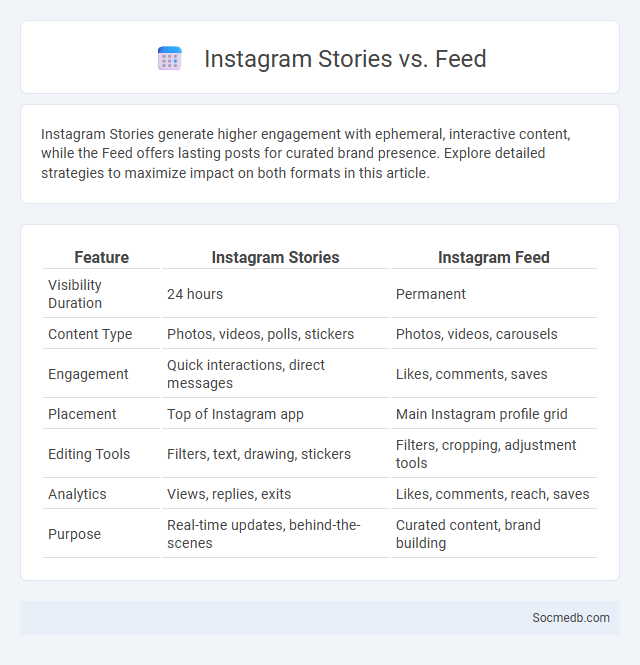 Instagram Stories vs. Feed - What is The Difference?
