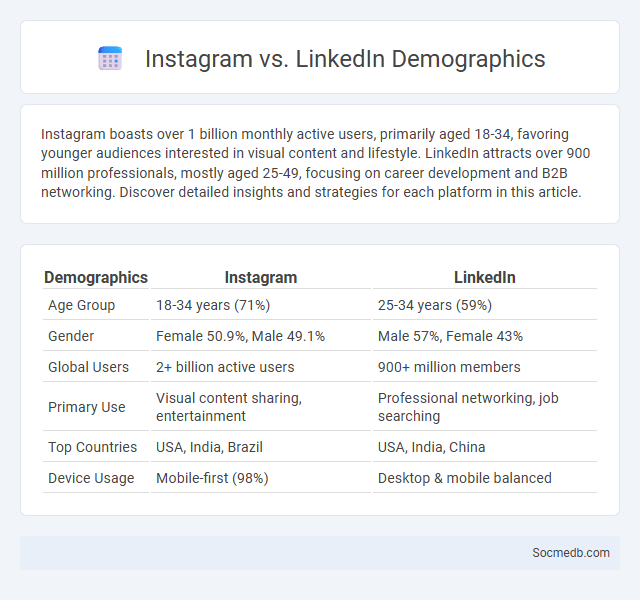 Instagram vs. LinkedIn Demographics - What is The Difference?