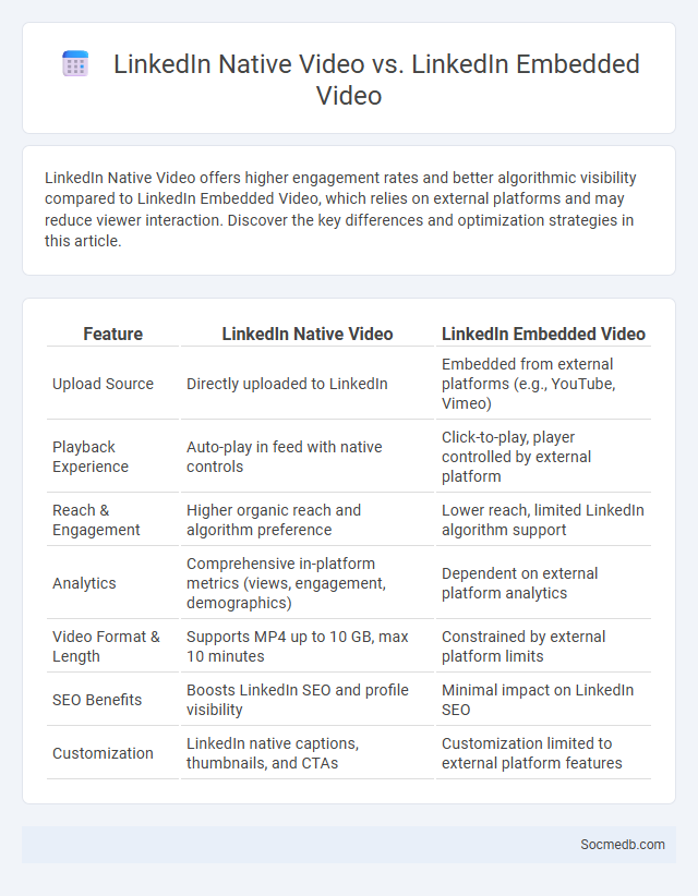 LinkedIn Native Video vs. LinkedIn Embedded Video - What is The Difference?