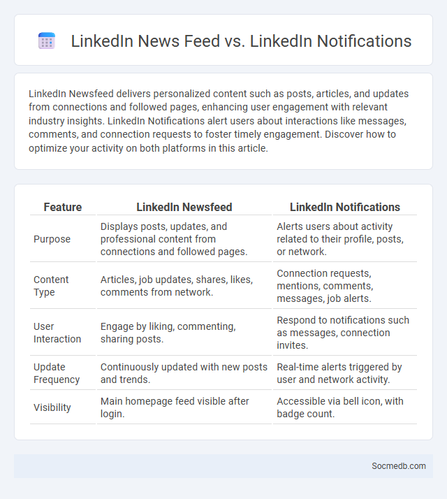 LinkedIn News Feed vs. LinkedIn Notifications - What is The Difference?