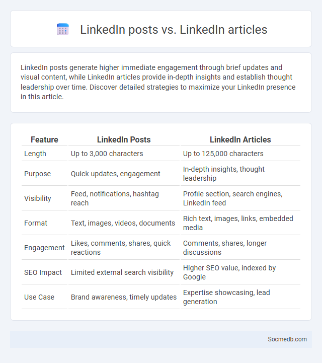 LinkedIn posts vs. LinkedIn articles - What is The Difference?