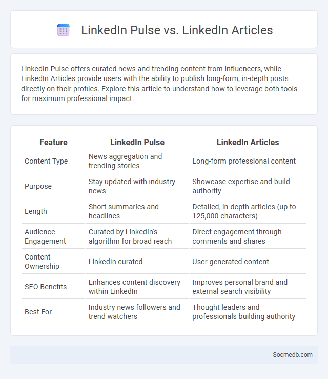 LinkedIn Pulse vs. LinkedIn Articles - What is The Difference?