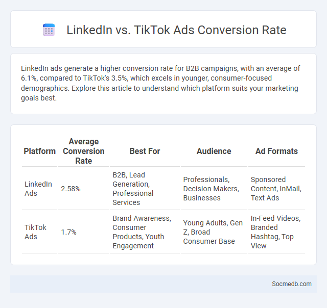 LinkedIn vs. TikTok Ads Conversion Rate - What is The Difference?