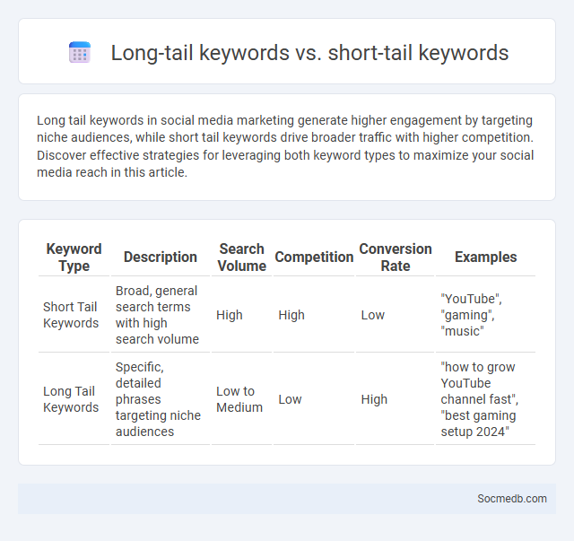 Long-tail keywords vs. short-tail keywords - What is The Difference?