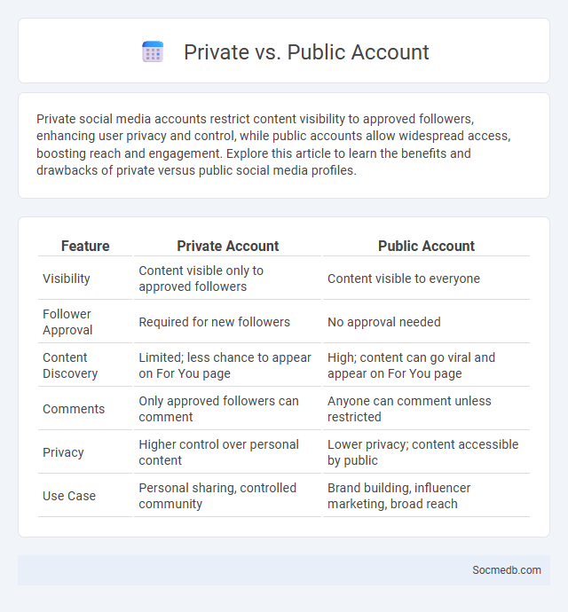 Private vs. Public Account - What is The Difference?