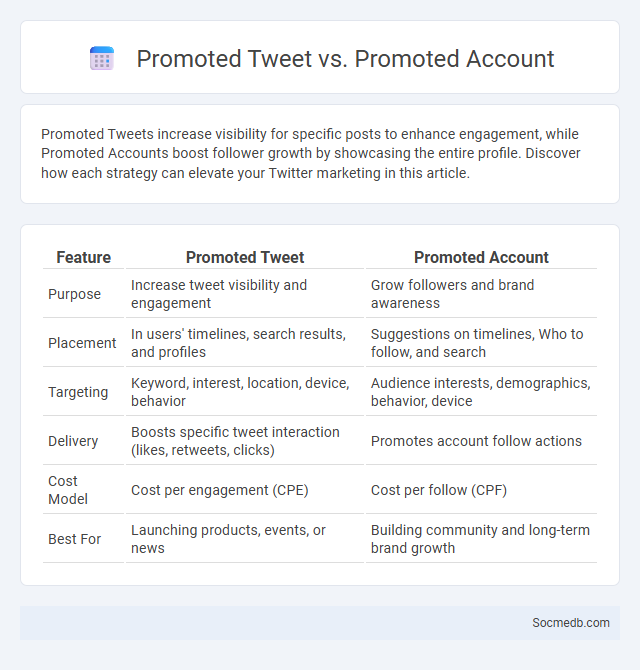 Promoted Tweet vs. Promoted Account - What is The Difference?