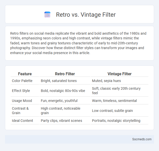 Retro vs. Vintage Filter - What is The Difference?