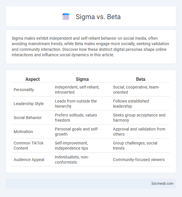 Sigma vs. Beta - What is The Difference?