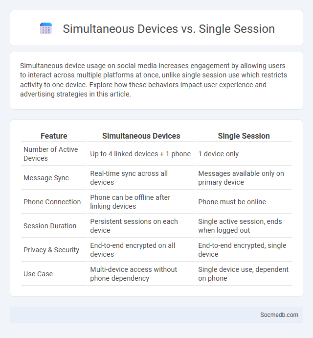 Simultaneous Devices vs. Single Session - What is The Difference?