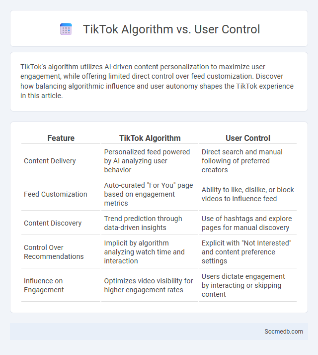 TikTok Algorithm vs. User Control - What is The Difference?