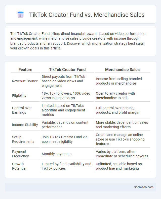 TikTok Creator Fund vs. Merchandise Sales - What is The Difference?