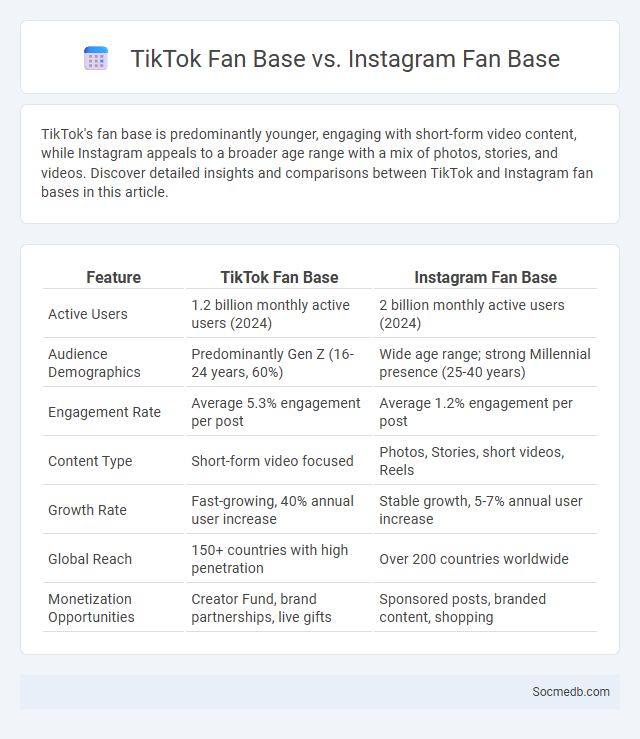 TikTok Fan Base vs. Instagram Fan Base - What is The Difference?