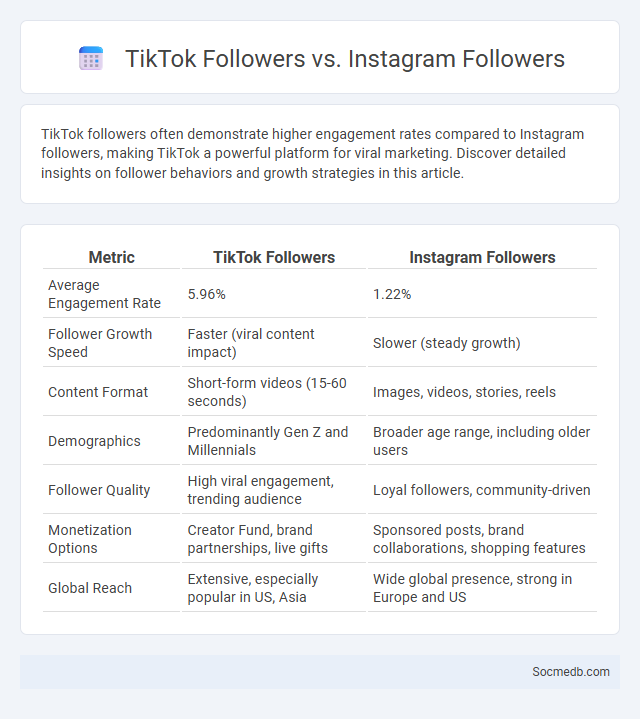 TikTok Followers vs. Instagram Followers - What is The Difference?