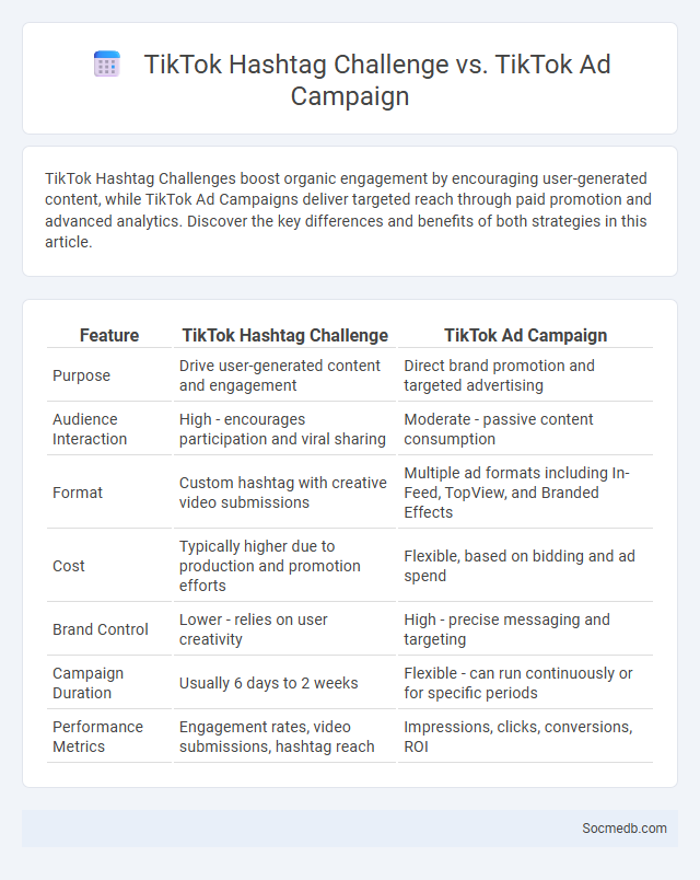 TikTok Hashtag Challenge vs. TikTok Ad Campaign - What is The Difference?
