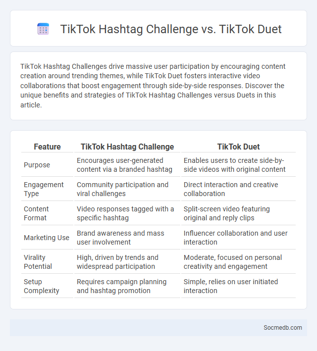 TikTok Hashtag Challenge vs. TikTok Duet - What is The Difference?