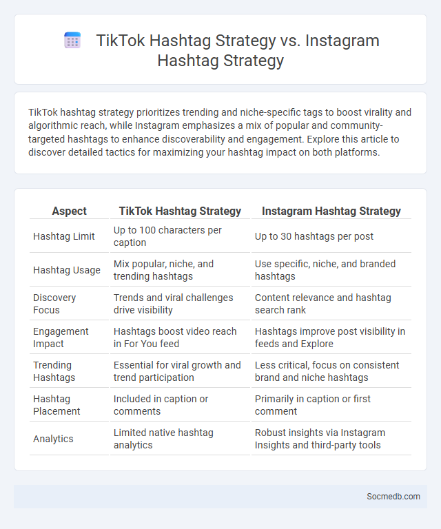 TikTok Hashtag Strategy vs. Instagram Hashtag Strategy - What is The Difference?
