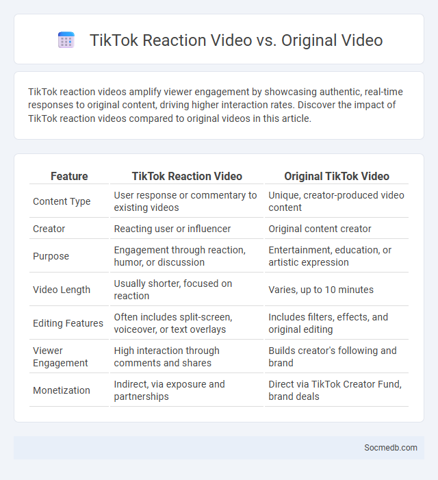 TikTok Reaction Video vs. Original Video - What is The Difference?