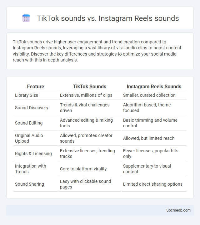 TikTok sounds vs. Instagram Reels sounds - What is The Difference?