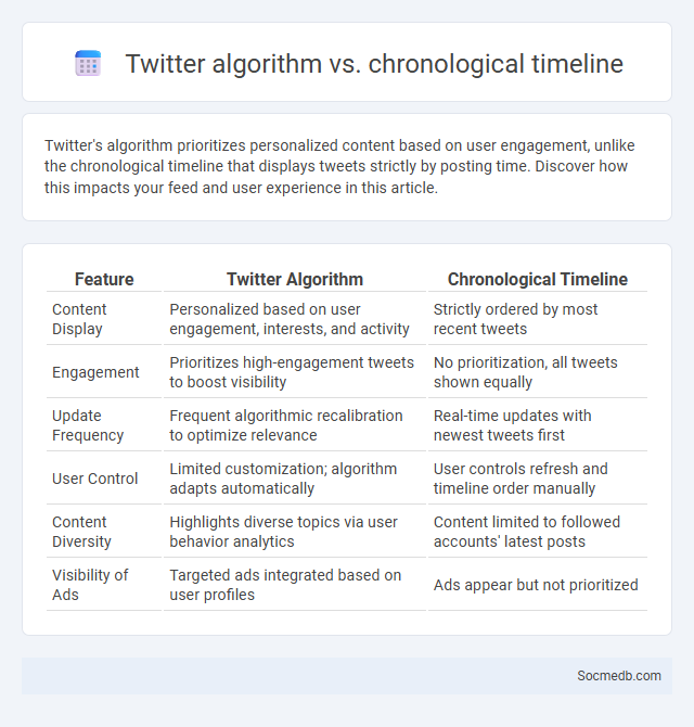 Twitter algorithm vs. chronological timeline - What is The Difference?