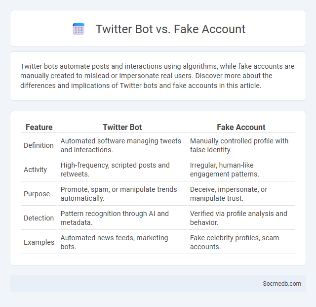 Twitter Bot vs. Fake Account - What is The Difference?
