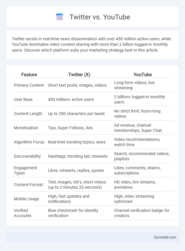 Twitter vs. YouTube - What is The Difference?