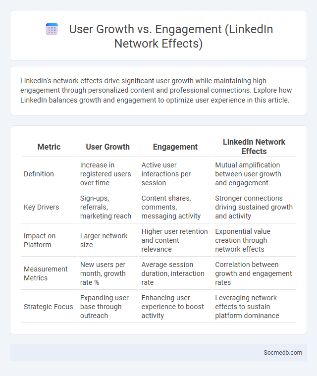 User Growth vs. Engagement (LinkedIn Network Effects) - What is The Difference?
