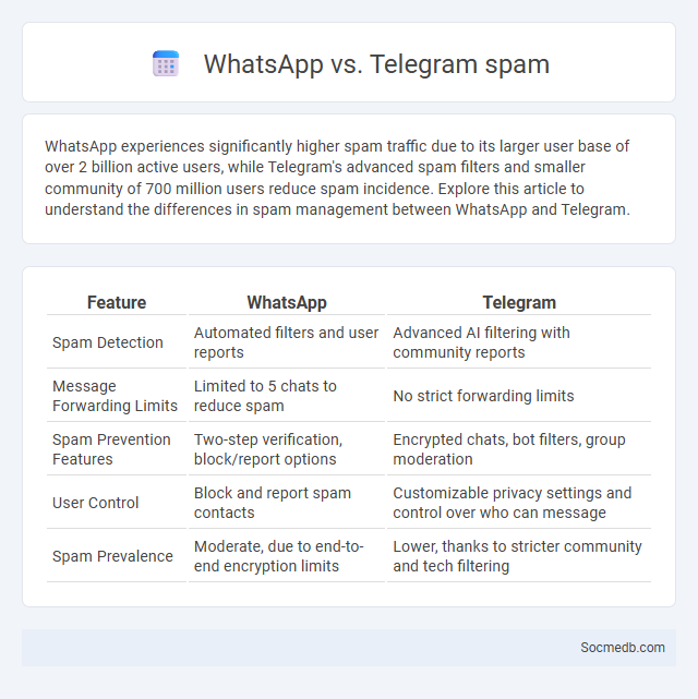 WhatsApp vs. Telegram spam - What is The Difference?