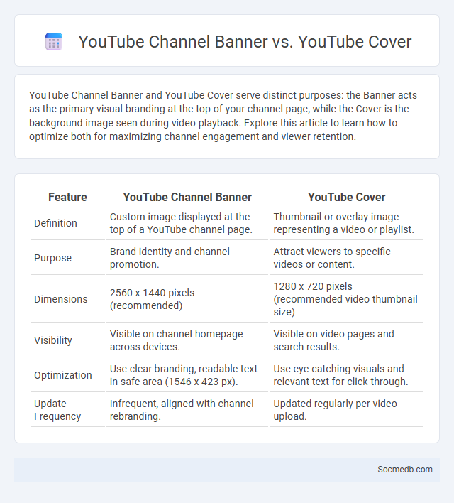 YouTube Channel Banner vs. YouTube Cover - What is The Difference?