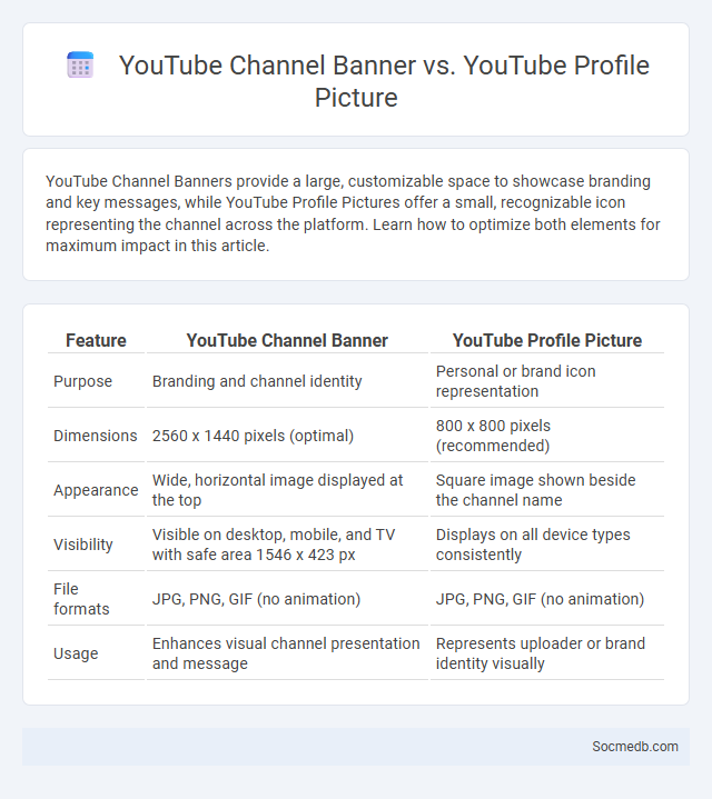 YouTube Channel Banner vs. YouTube Profile Picture - What is The Difference?