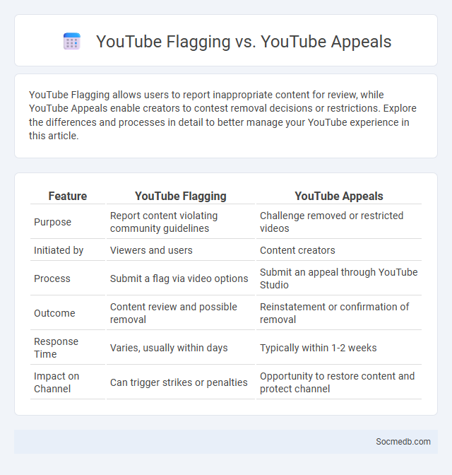 YouTube Flagging vs. YouTube Appeals - What is The Difference?
