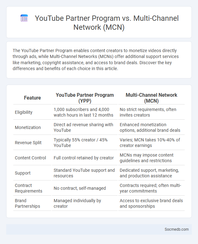 YouTube Partner Program vs. Multi-Channel Network (MCN) - What is The Difference?