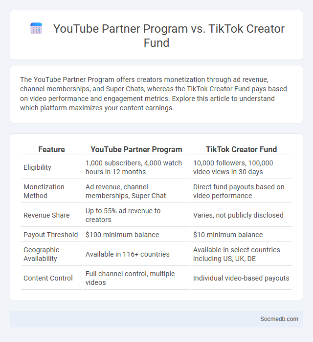 YouTube Partner Program vs. TikTok Creator Fund - What is The Difference?